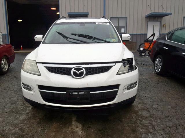 JM3TB38V380127479 - 2008 MAZDA CX-9 WHITE photo 9