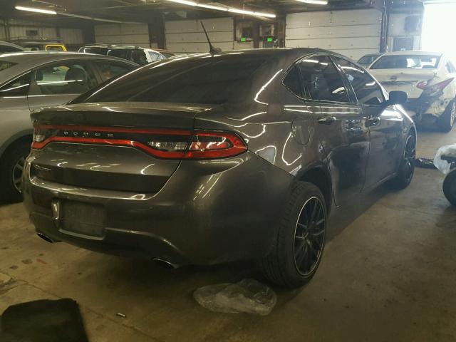 1C3CDFBB5FD337790 - 2015 DODGE DART SXT GRAY photo 4