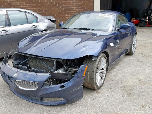 WBALM73519E165022 - 2009 BMW Z4 SDRIVE3 BLUE photo 2