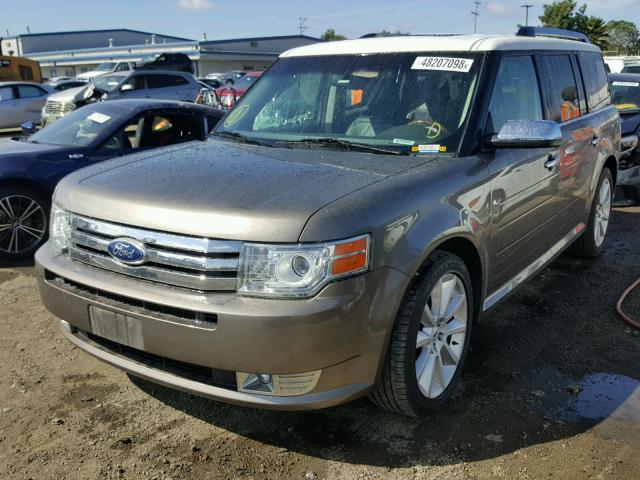 2FMGK5DC1CBD19934 - 2012 FORD FLEX LIMIT GRAY photo 2