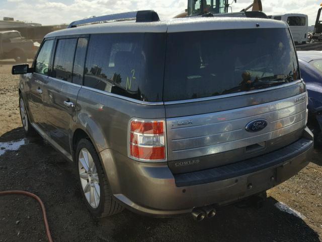 2FMGK5DC1CBD19934 - 2012 FORD FLEX LIMIT GRAY photo 3