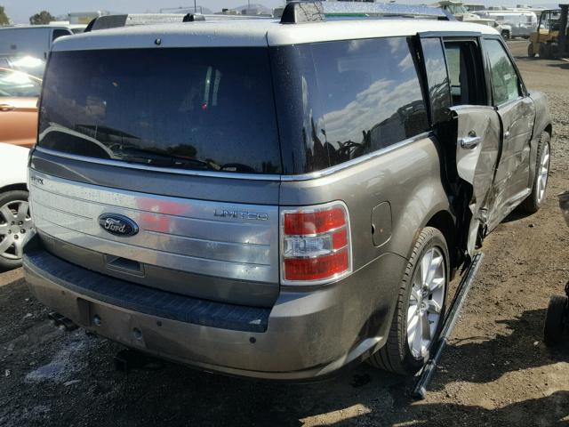 2FMGK5DC1CBD19934 - 2012 FORD FLEX LIMIT GRAY photo 4