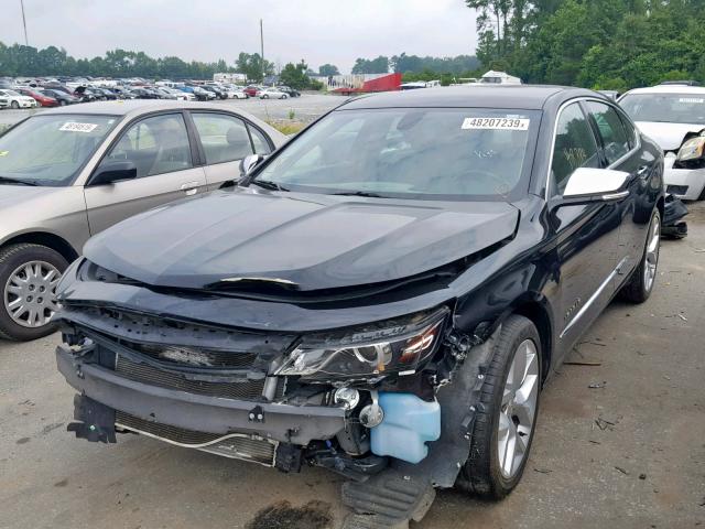 2G1125S38J9132846 - 2018 CHEVROLET IMPALA PRE BLACK photo 2