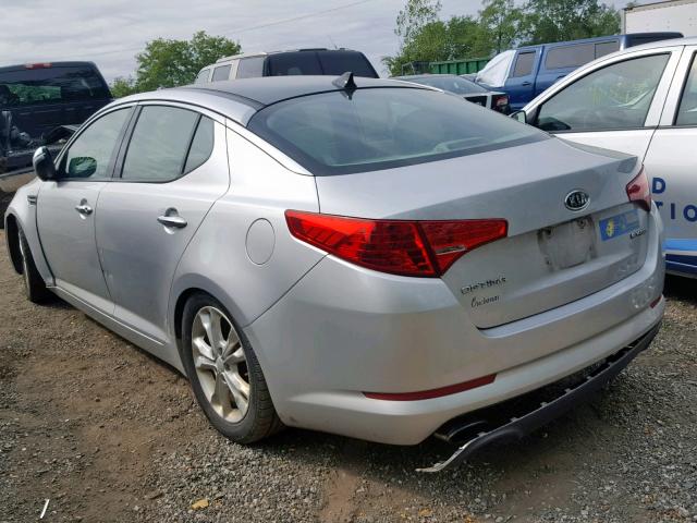 5XXGN4A75CG048518 - 2012 KIA OPTIMA EX SILVER photo 3