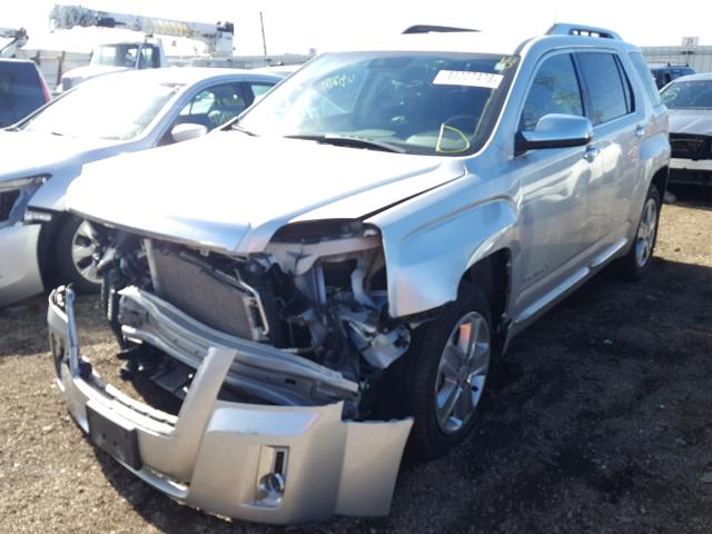 2GKALUEK3F6317286 - 2015 GMC TERRAIN DE SILVER photo 2