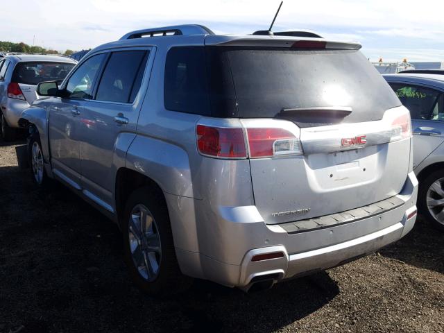 2GKALUEK3F6317286 - 2015 GMC TERRAIN DE SILVER photo 3