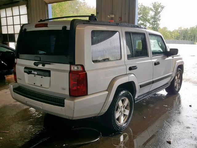 1J8HG48N46C365481 - 2006 JEEP COMMANDER ვერცხლისფერი ფოტო 4