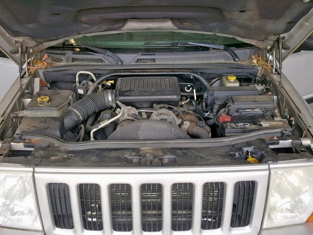 1J8HG48N46C365481 - 2006 JEEP COMMANDER ვერცხლისფერი ფოტო 7