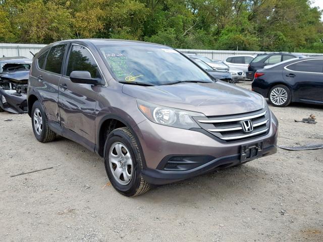 5J6RM4H32DL076612 - 2013 HONDA CR-V LX GRAY photo 1