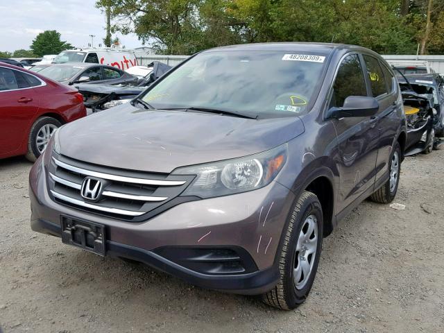 5J6RM4H32DL076612 - 2013 HONDA CR-V LX GRAY photo 2