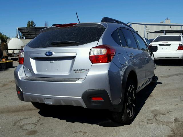 JF2GPABC1HH256556 - 2017 SUBARU CROSSTREK SILVER photo 4