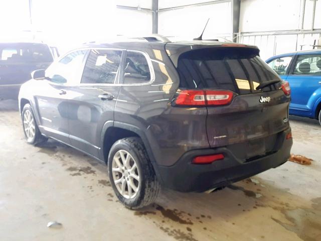 1C4PJLCS6FW554160 - 2015 JEEP CHEROKEE L CHARCOAL photo 3