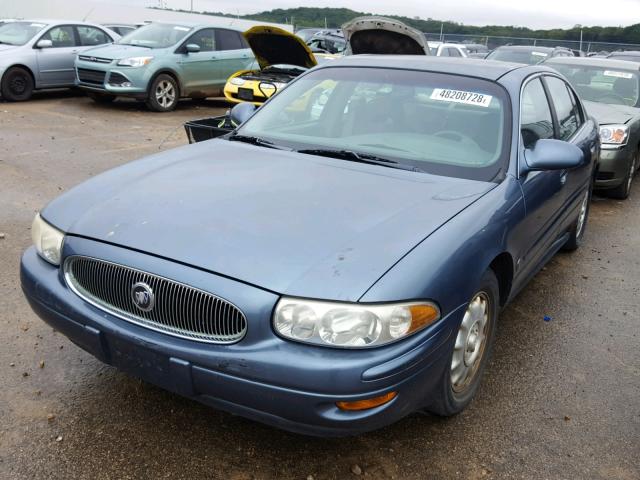 1G4HP54K614238741 - 2001 BUICK LESABRE CU BLUE photo 2