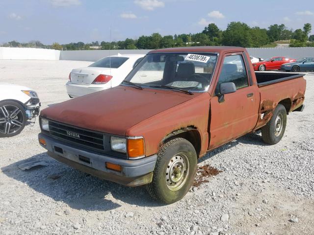 JT4RN50R6H0320469 - 1987 TOYOTA PICKUP 1/2 MAROON photo 2