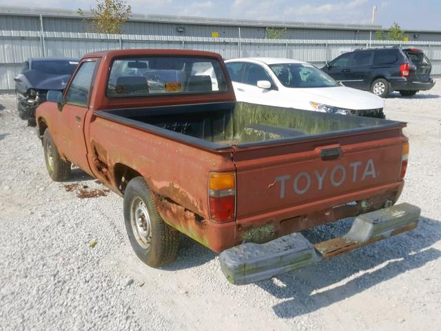 JT4RN50R6H0320469 - 1987 TOYOTA PICKUP 1/2 MAROON photo 3