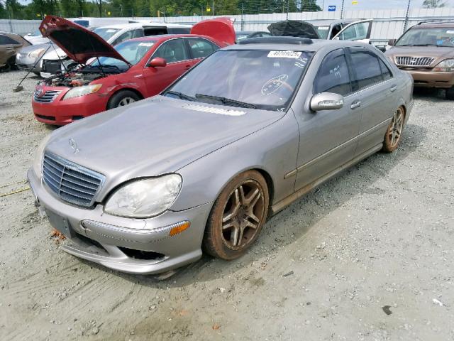 WDBNG70J46A466616 - 2006 MERCEDES-BENZ S 430 GRAY photo 2