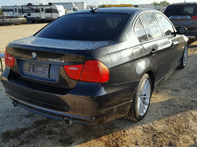 WBAPN7C50BF184496 - 2011 BMW 335 D BLACK photo 4