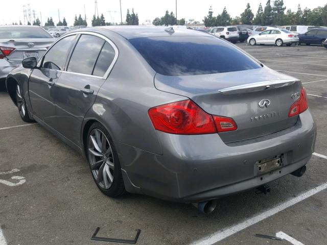 JN1CV6AP6CM620171 - 2012 INFINITI G37 BASE GRAY photo 3