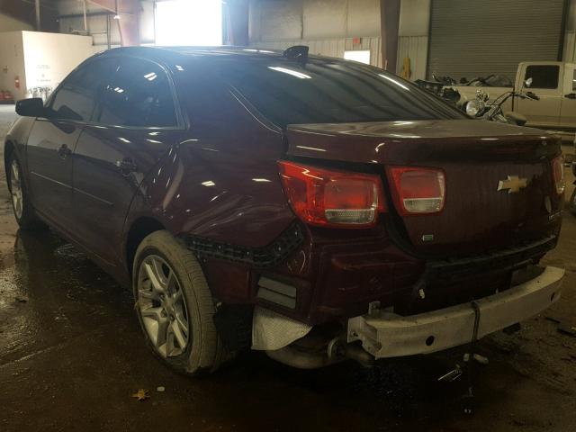 1G11C5SL5FF315603 - 2015 CHEVROLET MALIBU 1LT BURGUNDY photo 3