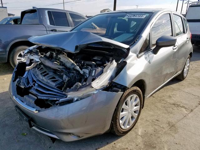 3N1CE2CP3FL437458 - 2015 NISSAN VERSA NOTE GRAY photo 2