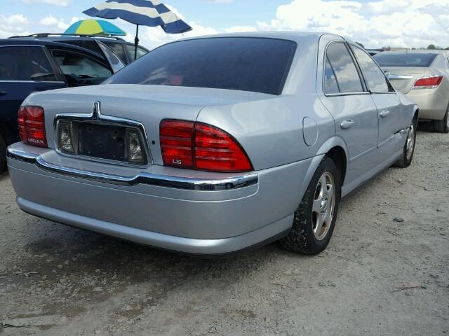1LNHM86S71Y678824 - 2001 LINCOLN LS SILVER photo 4