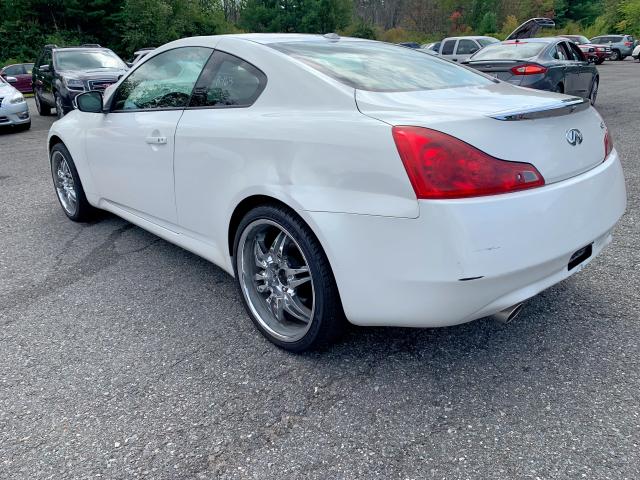 JNKCV64F09M654744 - 2009 INFINITI G37 WHITE photo 5