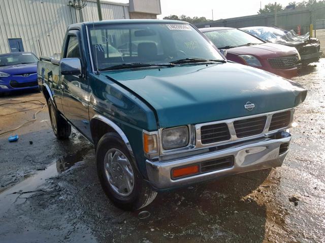 1N6SD11SXVC423545 - 1997 NISSAN TRUCK BASE GREEN photo 1