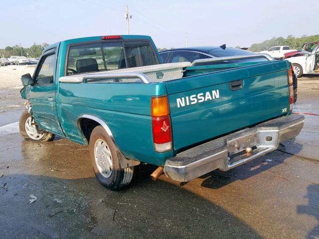 1N6SD11SXVC423545 - 1997 NISSAN TRUCK BASE GREEN photo 3