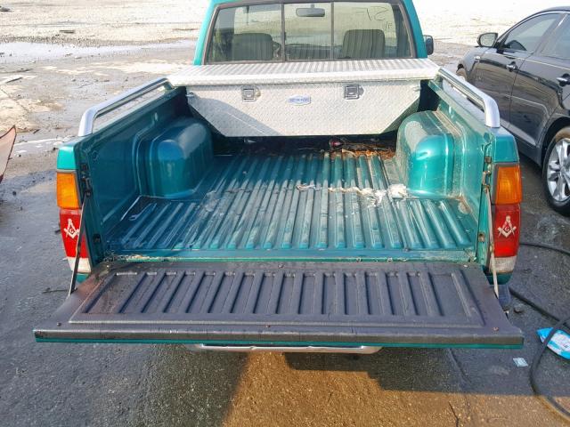 1N6SD11SXVC423545 - 1997 NISSAN TRUCK BASE GREEN photo 6