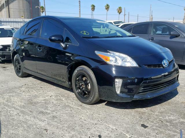 JTDKN3DU8F0471864 - 2015 TOYOTA PRIUS BLACK photo 1