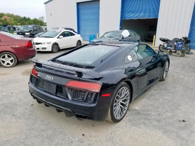 WUAKBAFX7H7901272 - 2017 AUDI R8 5.2 PLU BLACK photo 4