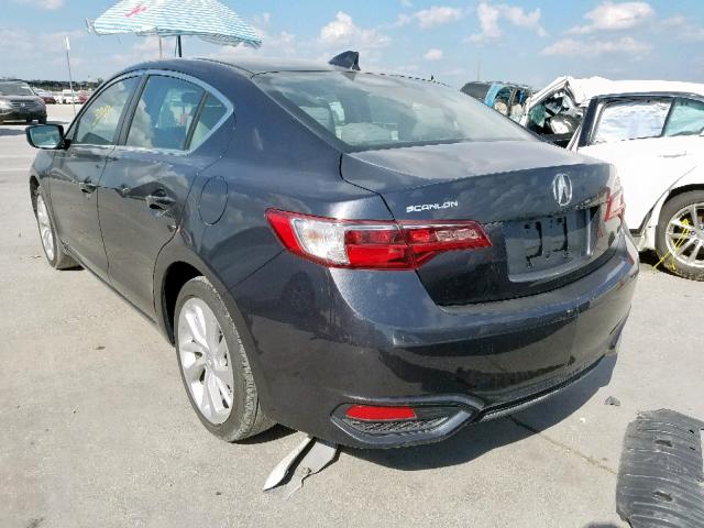 19UDE2F31GA019534 - 2016 ACURA ILX BASE GRAY photo 3