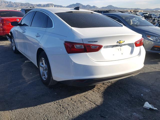 1G1ZB5ST3JF179731 - 2018 CHEVROLET MALIBU LS WHITE photo 3