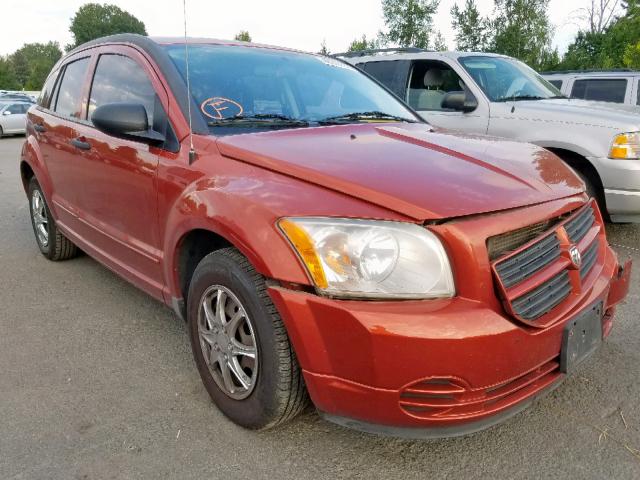 1B3HB28B68D720617 - 2008 DODGE CALIBER ORANGE photo 1