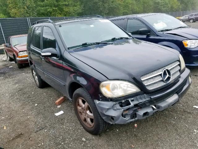 4JGAB57E03A420901 - 2003 MERCEDES-BENZ ML 350 BLACK photo 1