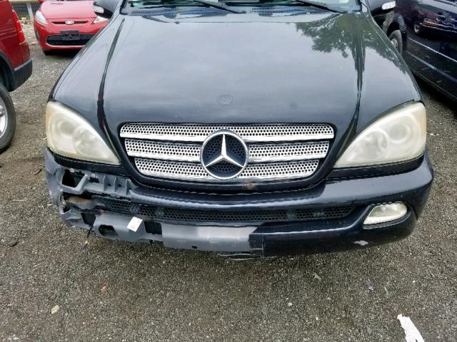 4JGAB57E03A420901 - 2003 MERCEDES-BENZ ML 350 BLACK photo 9