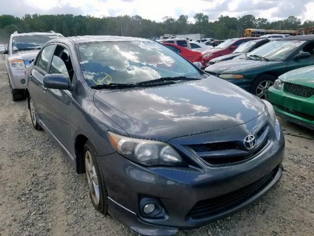 2T1BU4EE6BC609482 - 2011 TOYOTA COROLLA BA GRAY photo 1