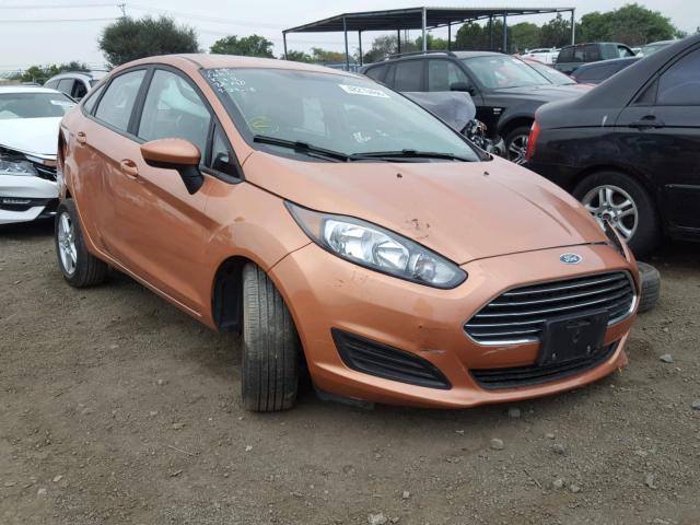 3FADP4BJ8HM159650 - 2017 FORD FIESTA SE ORANGE photo 1