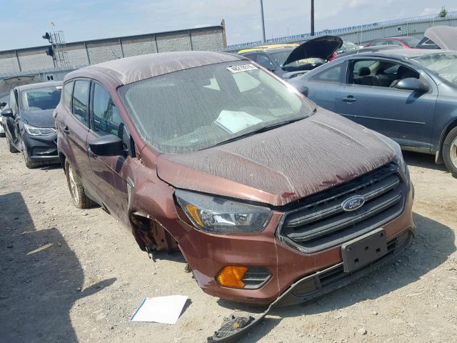 1FMCU0F7XJUB39483 - 2018 FORD ESCAPE S BROWN photo 1