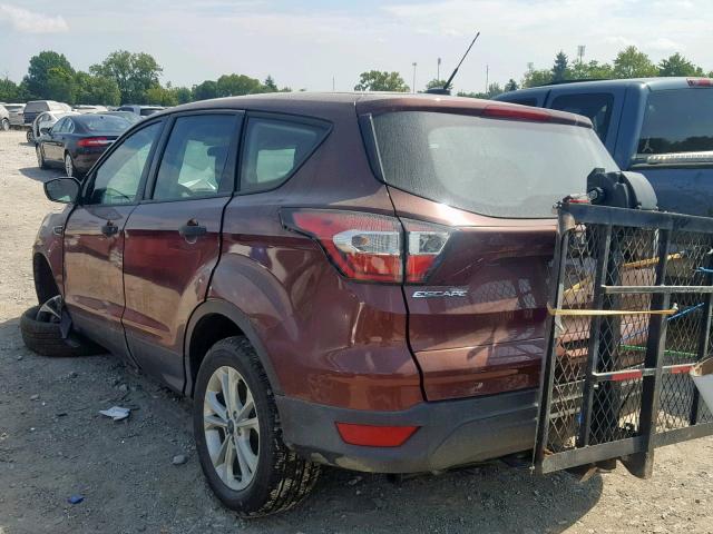 1FMCU0F7XJUB39483 - 2018 FORD ESCAPE S BROWN photo 3