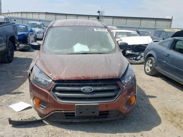 1FMCU0F7XJUB39483 - 2018 FORD ESCAPE S BROWN photo 9