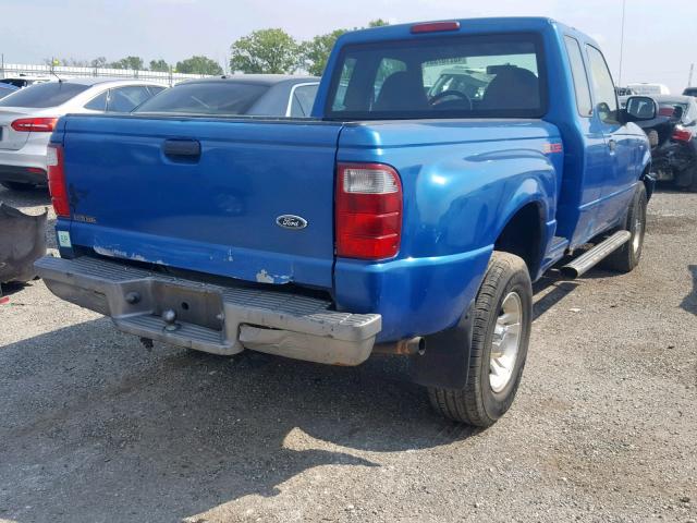 1FTYR14U91PA23796 - 2001 FORD RANGER SUP BLUE photo 4