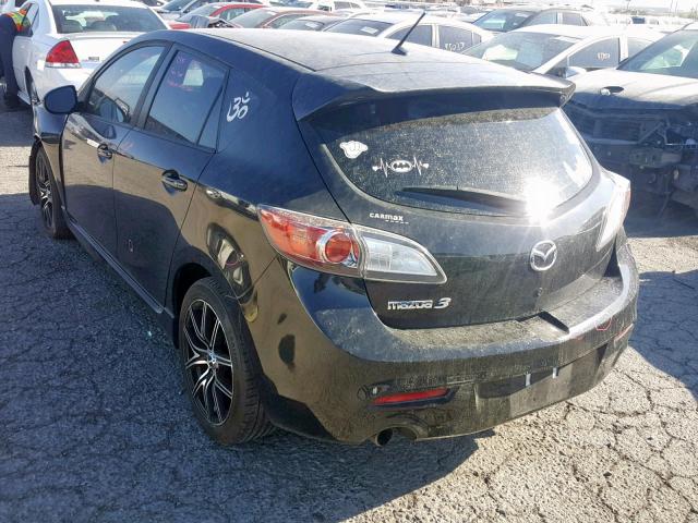 JM1BL1H61A1302231 - 2010 MAZDA 3 S BLACK photo 3