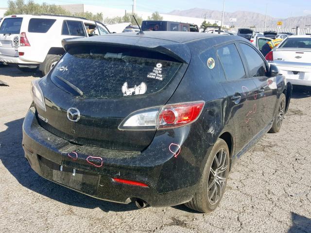 JM1BL1H61A1302231 - 2010 MAZDA 3 S BLACK photo 4