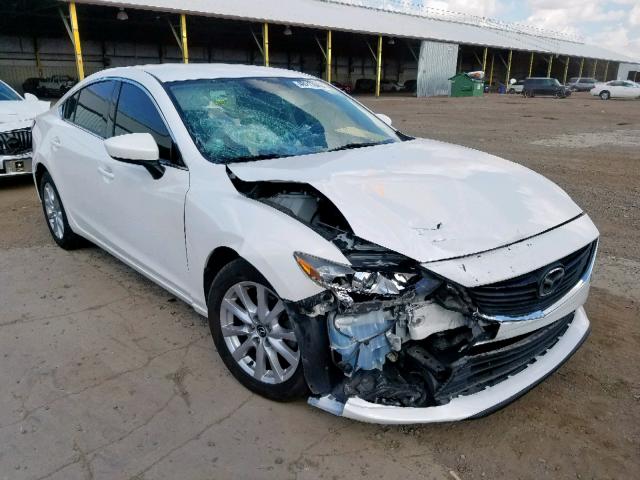 JM1GJ1U66F1165473 - 2015 MAZDA 6 SPORT WHITE photo 1