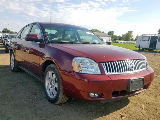 1MEFM41195G614846 - 2005 MERCURY MONTEGO LU BURGUNDY photo 1