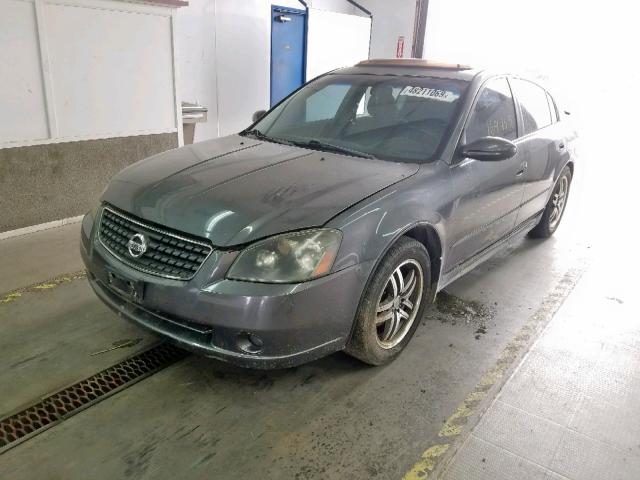 1N4BL11D65N905186 - 2005 NISSAN ALTIMA SE GRAY photo 2