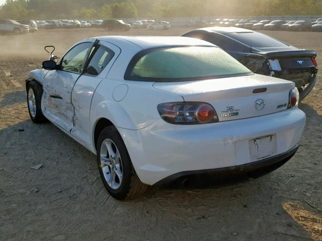 JM1FE17N450144760 - 2005 MAZDA RX8 WHITE photo 3