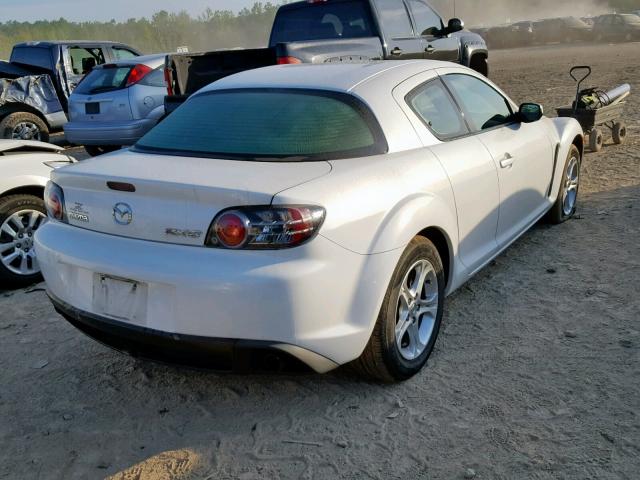 JM1FE17N450144760 - 2005 MAZDA RX8 WHITE photo 4