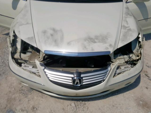 JH4KB16536C002598 - 2006 ACURA RL WHITE photo 9